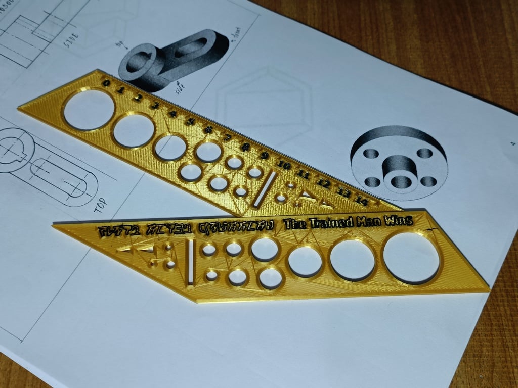 A Simple Circle Template Ruler