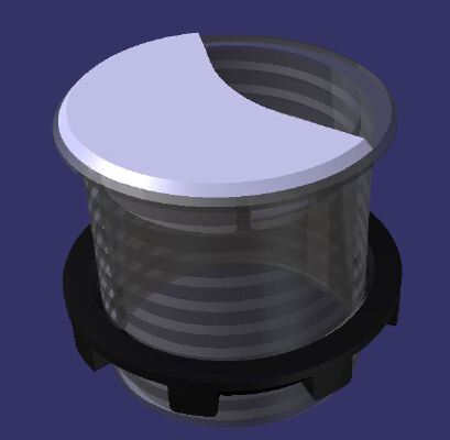 Cable hole. | 3d print model