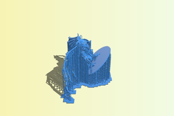Tharizdun_Fully_Supported | 3d print model