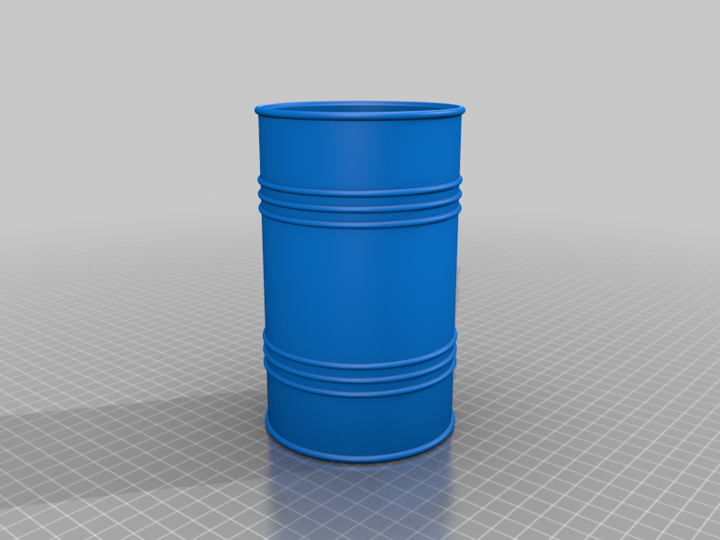 pallet with barrel