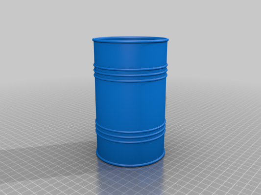 pallet with barrel | 3d print model