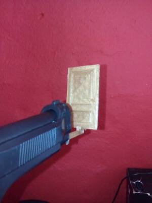 The Oscar Pestorius door silencer with adapter | 3d print model