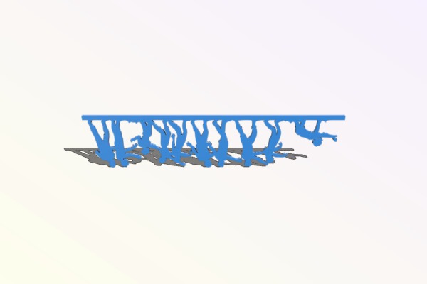Halloween Zombies Silhouette | 3d print model