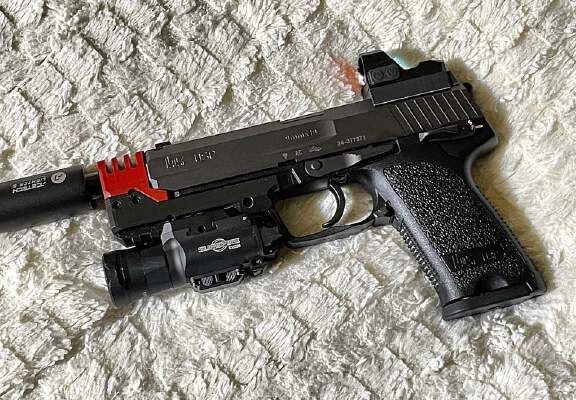 Compensator for TM USP9 fullsize GBB(under rail type) | 3d print model