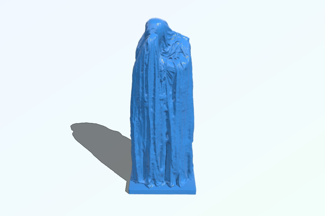 Woman under a sheet