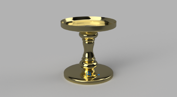 Candle Holder (10cm Ø) | 3d print model
