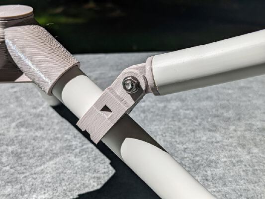 Hinge for PVC pipe | 3d print model