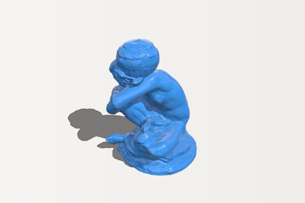 Fallen Caryatid with Urn at the Musée Rodin, Paris | 3d print model