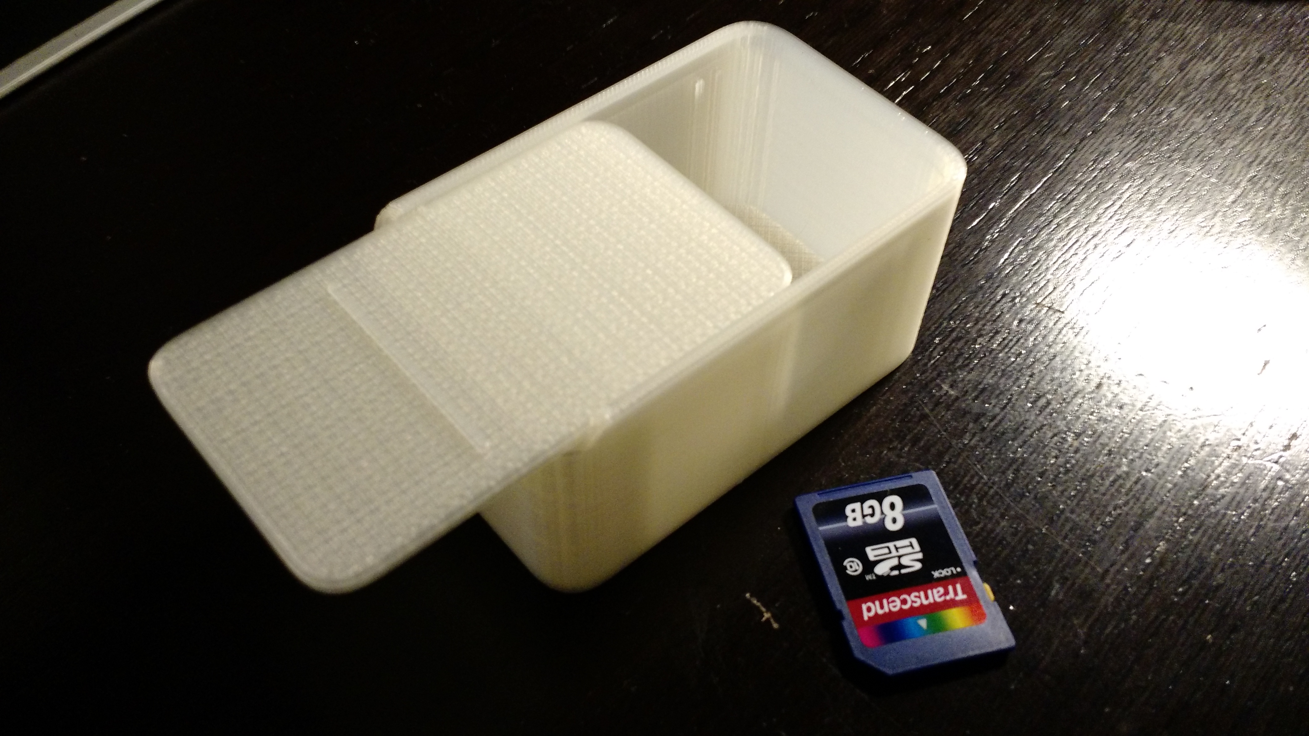 Large Divided Box with Sliding Lid