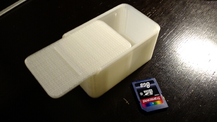 Large Divided Box with Sliding Lid | 3d print model