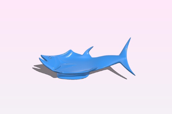 Tuna soap dish | 3d print model