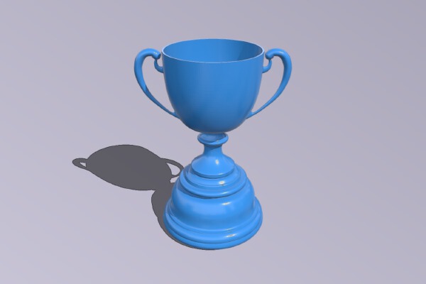 Grey Cup Trophy - Chalice and 1st Base | 3d print model