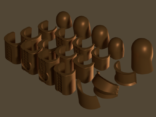 Individual Finger Pieces for Infinity Gauntlet | 3d print model