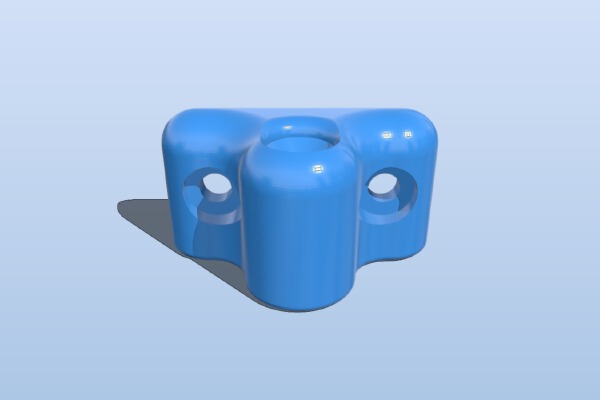 Creality Ender 3 Direct Drive Teflon Guide Fix for 2020 Extrusion | 3d print model
