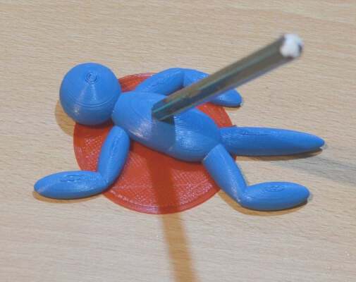 Stabbed by Pen | 3d print model