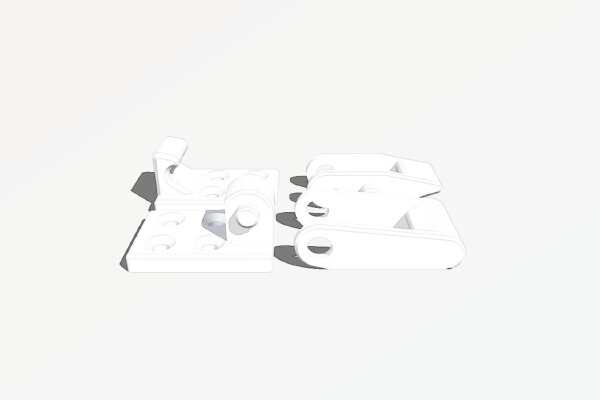 perfect Latch+toggle+lock+samesize+printed+tested | 3d print model