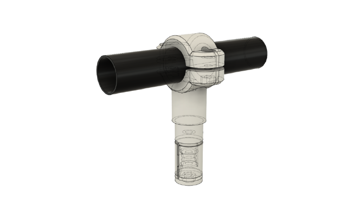 7_8" Catrike Bar-End T-Clamp | 3d print model