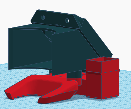 Wanhao Duplicator i3 mini fan duct