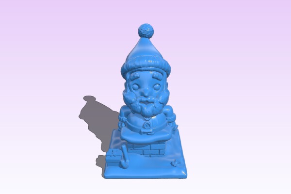 Santa Claus Trapped UP | 3d print model