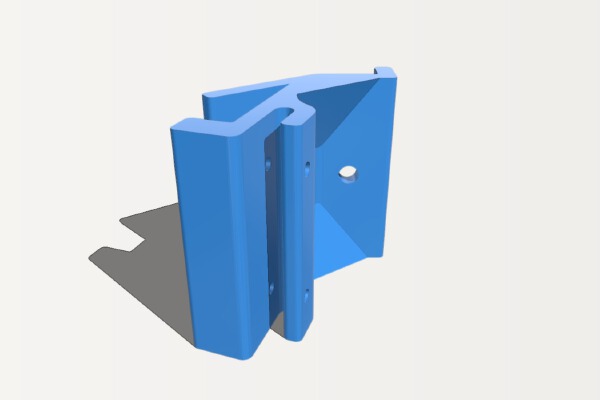 Frsky Taranis X9D+ (Telemetry Monitor Bracket) | 3d print model