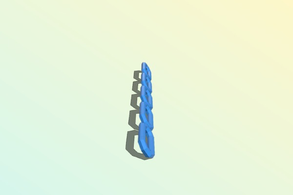 Bicolor chain | 3d print model