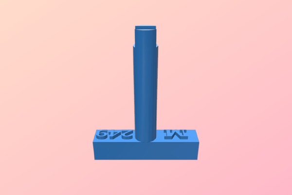 M249 Front Sight Adjustment Tool | 3d print model
