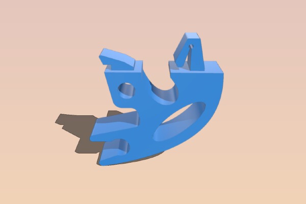 Opel Corsa C bonnet stay clip | 3d print model