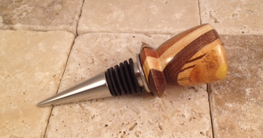 Hinged bottle stopper presentation box