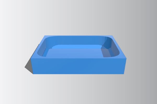 Reptile Shedding Bath Tub | 3d print model