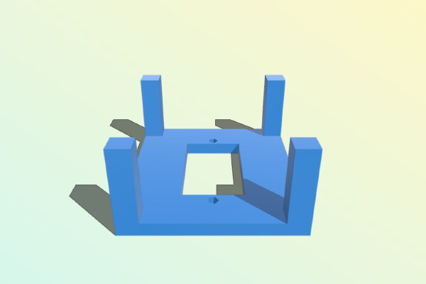 Micro Servo stand | 3d print model