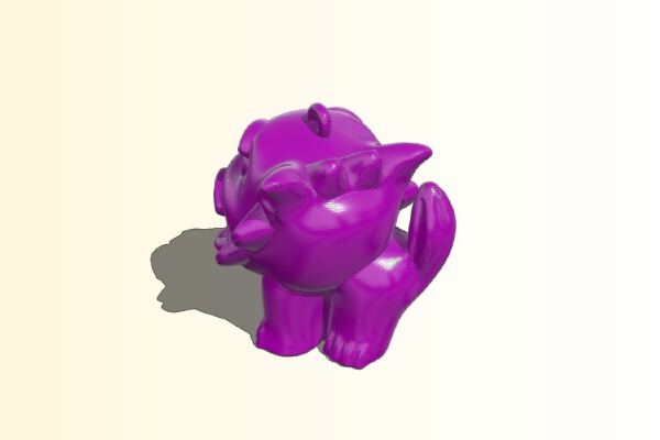 Lion keychain | 3d print model
