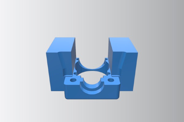 HyperCube Hotend Clamp With Print Cooling | 3d print model