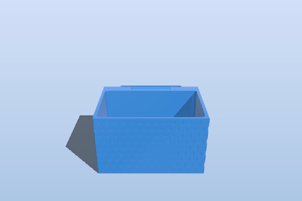 Hinged Lid Box | 3d print model