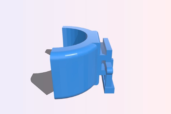 Bike torch mount with quick release | 3d print model