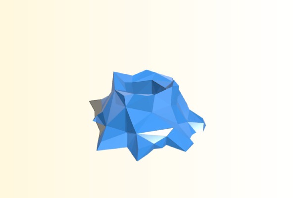 Low Poly Volcano Thingy | 3d print model
