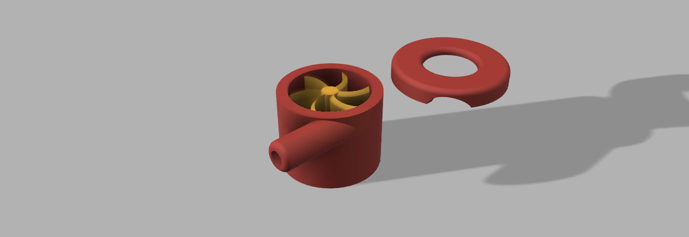 Mini Water Pump (uses standard DVD motor)