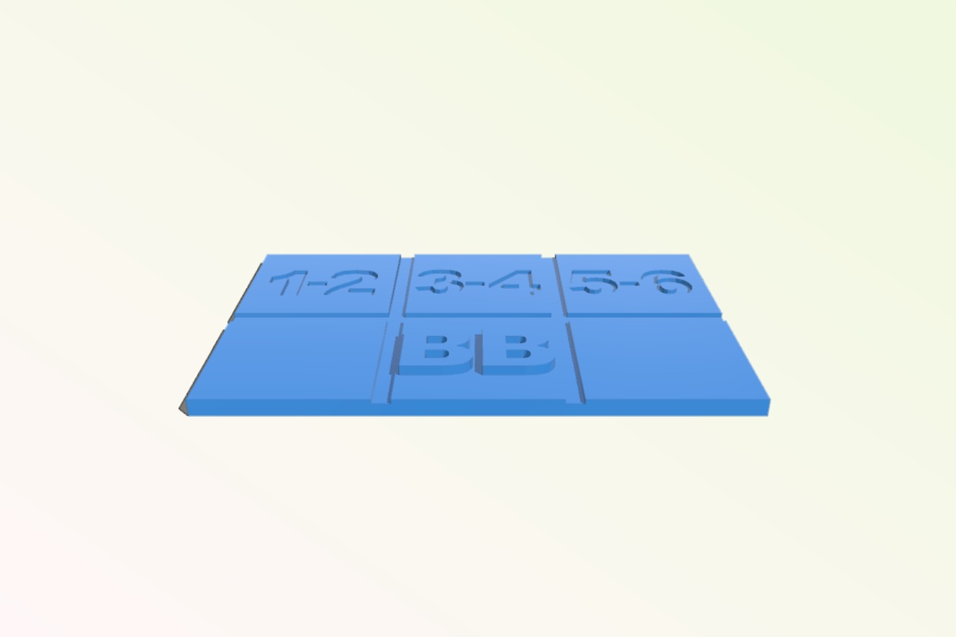 Blood Bowl Throw-in Template