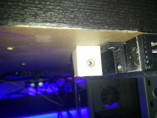 Headphone (3.5 mm Jack) under-desk minimalist mount panel | 3d print model