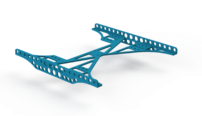 AM8 H-Plate Evolution - lightweight + reinforced | 3d print model