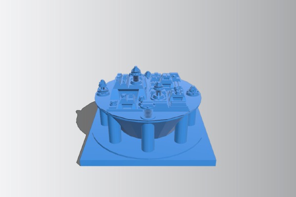 My Customized Futuristic city builder generator | 3d print model