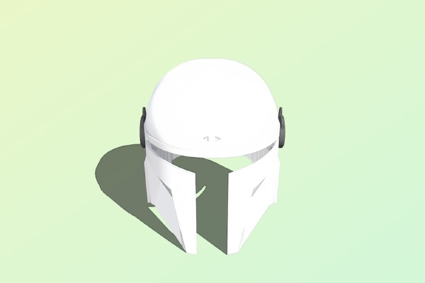 Mandalorian Helmet: The Scout | 3d print model