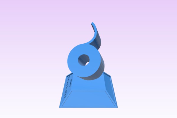 Toiletpaper Trophy | 3d print model