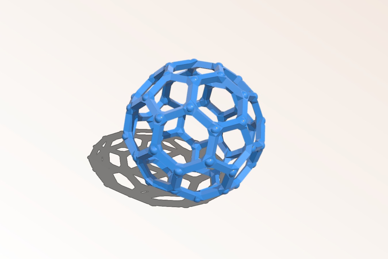 Truncated icosahedron (soccer ball)