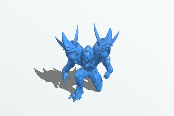 Alien warrior | 3d print model