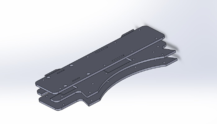 Bumble Bee Drone Frame Plates | 3d print model