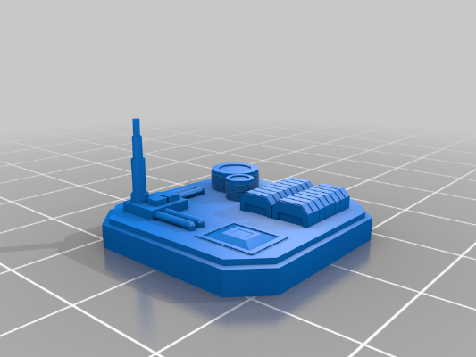 GreebleCity Cyberpunk: Modular Tower II (Season Finale) | 3d print model