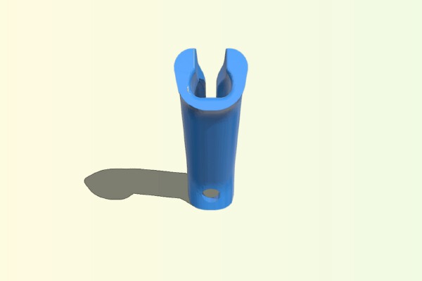 Shopping Bag Handle with hole | 3d print model