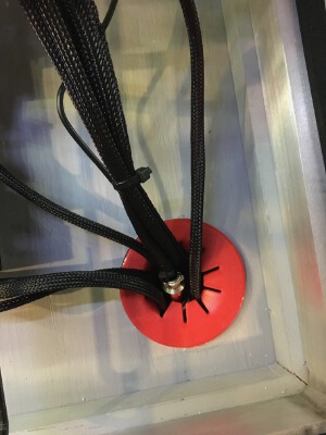 Hole Grommet for Cable Passage in Desk or Enclosure | 3d print model