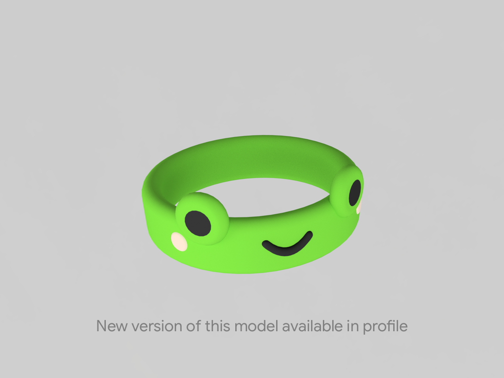 Frog ring - Кольцо лягушка