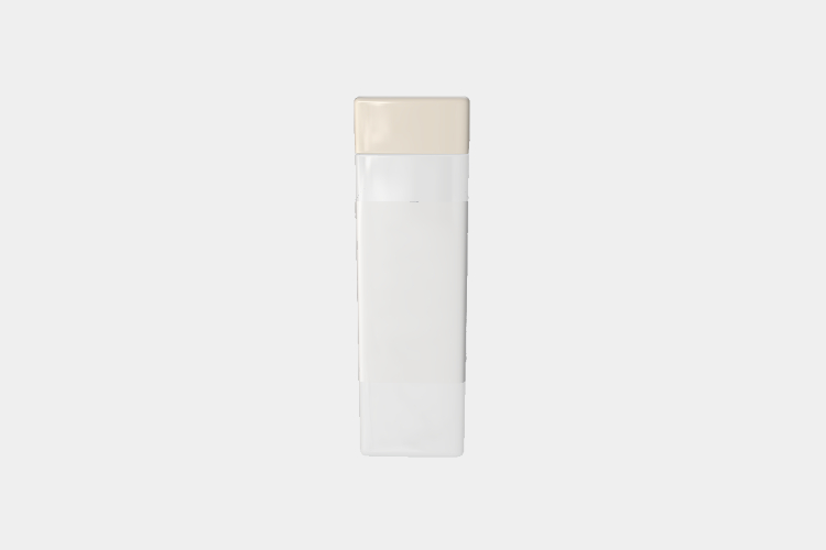 Square Plastic Food Storage Bottle Mockup